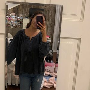 free people long sleeve top